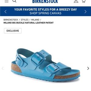 Birkenstock Milano Big buckle- Patent Leather | Size 38